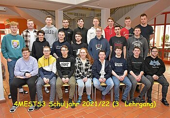 4MSTS3 (3. Lehrgang, Schuljahr 2021/22)4. Klasse Stahl-, Metallbau-/Blechtechnik, Schweiß- u. Konstruktionstechnik