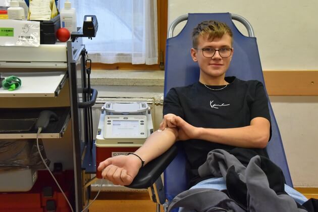 Blutspenden an der Berufsschule Schärding
