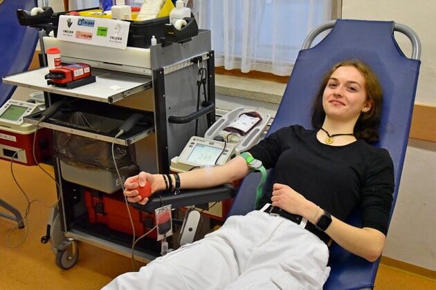 Blutspenden an der Berufsschule Schärding