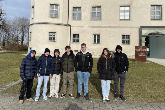 Die BS Schärding im Lern- und Gedenkort Schloss Hartheim